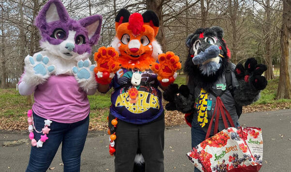 Megaplex Picnic 2026 Featuring Esso the Tiger and Mfalme Lion - Photo Credits to Floppy Ears!